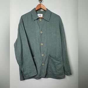 Flax Green Button Down Shirt